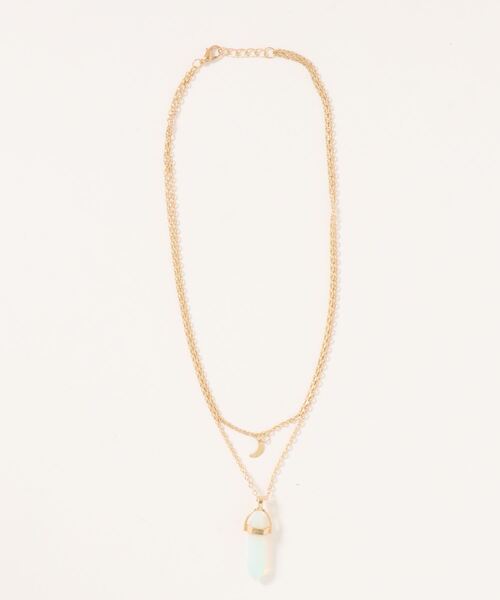 juweel（ユウェル）の「クリスタル×付きモチーフ ゴールド2連ネックレス（ネックレス・レディース・A/B/C/D/E/F/G・FREE）」の16枚目の写真