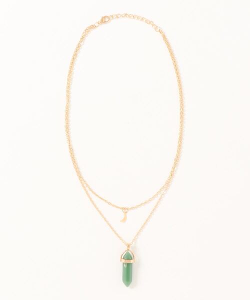 juweel（ユウェル）の「クリスタル×付きモチーフ ゴールド2連ネックレス（ネックレス・レディース・A/B/C/D/E/F/G・FREE）」の9枚目の写真