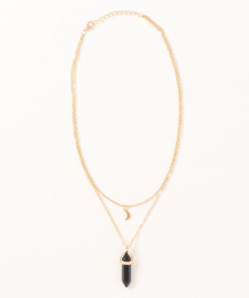 juweel（ユウェル）の「クリスタル×付きモチーフ ゴールド2連ネックレス（ネックレス・レディース・A/B/C/D/E/F/G・FREE）」の10枚目の写真