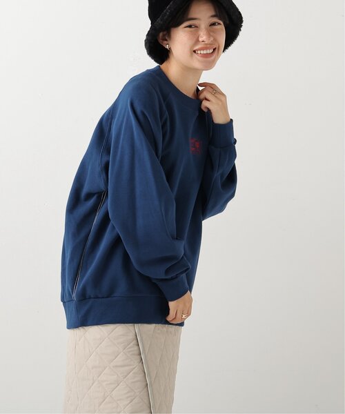 DOUBLE NAME（ダブルネーム）の「OutdoorMovie Night BACK刺繍プルオーバー（Tシャツ/カットソー・レディース・ネイビー/レッド/グリーン/キナリ・FREE）」の13枚目の写真