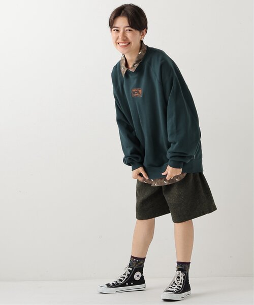 DOUBLE NAME（ダブルネーム）の「OutdoorMovie Night BACK刺繍プルオーバー（Tシャツ/カットソー・レディース・ネイビー/レッド/グリーン/キナリ・FREE）」の15枚目の写真