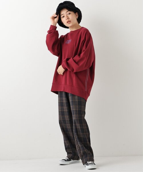 DOUBLE NAME（ダブルネーム）の「OutdoorMovie Night BACK刺繍プルオーバー（Tシャツ/カットソー・レディース・ネイビー/レッド/グリーン/キナリ・FREE）」の12枚目の写真