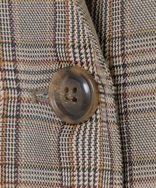 VENCEEXCHANGE(ヴァンスエクスチェンジ)の「【セットアップ対応】ショート丈テーラードジャケット 無地&チェック柄(テーラードジャケット・レディース・ブラック/ブラウン/その他・M)」の8枚目の写真