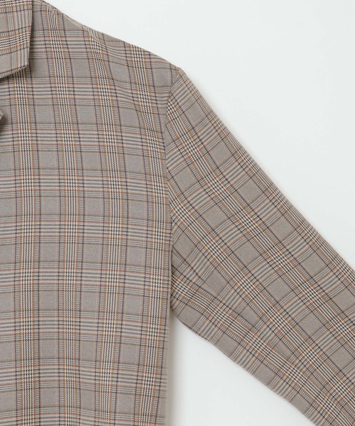 VENCEEXCHANGE(ヴァンスエクスチェンジ)の「【セットアップ対応】ショート丈テーラードジャケット 無地&チェック柄(テーラードジャケット・レディース・ブラック/ブラウン/その他・M)」の7枚目の写真