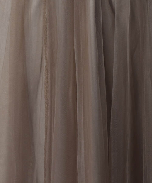 fredy couleur（フレディクルール）の「チュールギャザースカート（スカート・レディース・チャコールグレー/ブラウン・38）」の19枚目の写真