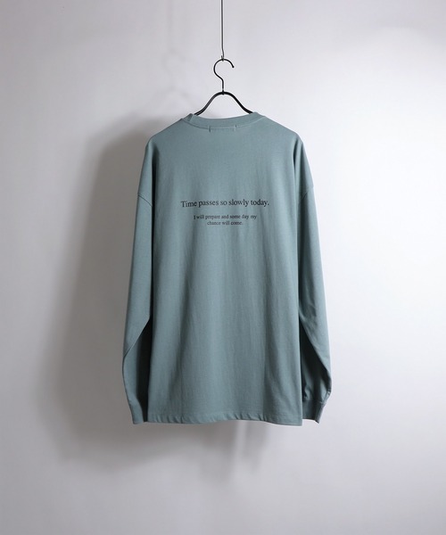 Confirm(コンファーム)の「Confirm / コンファーム BOXロゴ / PALEフォト ビッグプリントロンT(Tシャツ/カットソー・メンズ・チャコールグレー/ブラック/ホワイト/ホワイト系その他/ミント/サックスブルー・M/L)」の19枚目の写真
