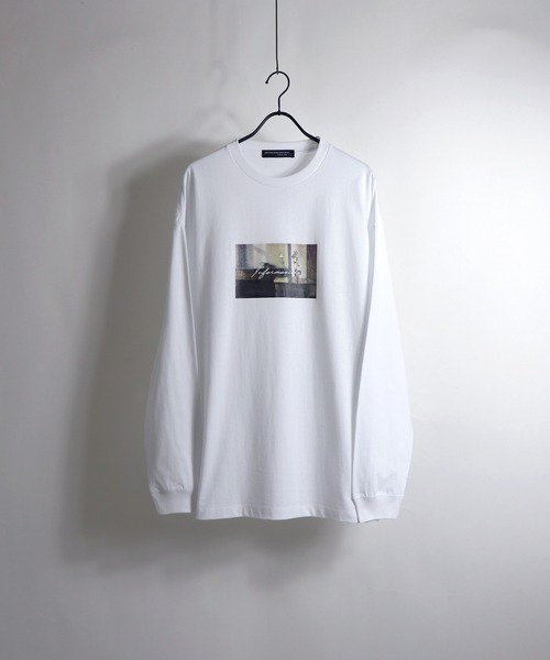 Confirm(コンファーム)の「Confirm / コンファーム BOXロゴ / PALEフォト ビッグプリントロンT(Tシャツ/カットソー・メンズ・チャコールグレー/ブラック/ホワイト/ホワイト系その他/ミント/サックスブルー・M/L)」の20枚目の写真