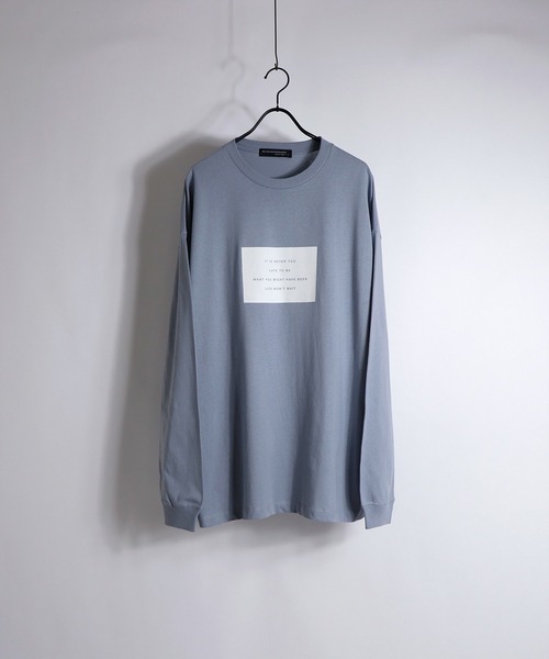 Confirm(コンファーム)の「Confirm / コンファーム BOXロゴ / PALEフォト ビッグプリントロンT(Tシャツ/カットソー・メンズ・チャコールグレー/ブラック/ホワイト/ホワイト系その他/ミント/サックスブルー・M/L)」の21枚目の写真