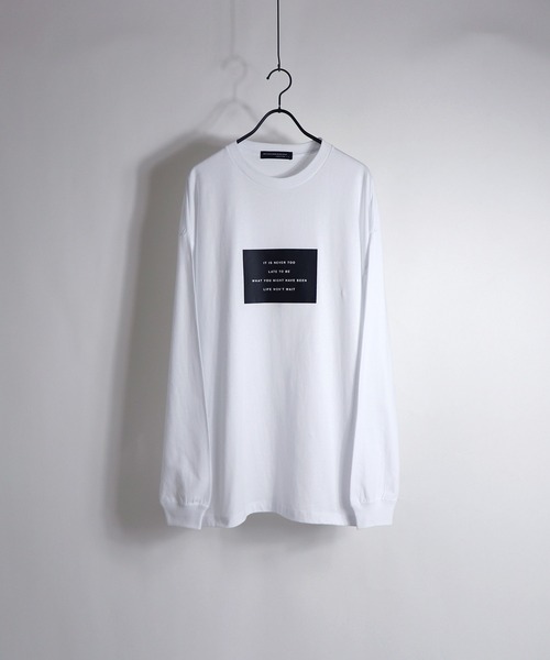 Confirm(コンファーム)の「Confirm / コンファーム BOXロゴ / PALEフォト ビッグプリントロンT(Tシャツ/カットソー・メンズ・チャコールグレー/ブラック/ホワイト/ホワイト系その他/ミント/サックスブルー・M/L)」の15枚目の写真