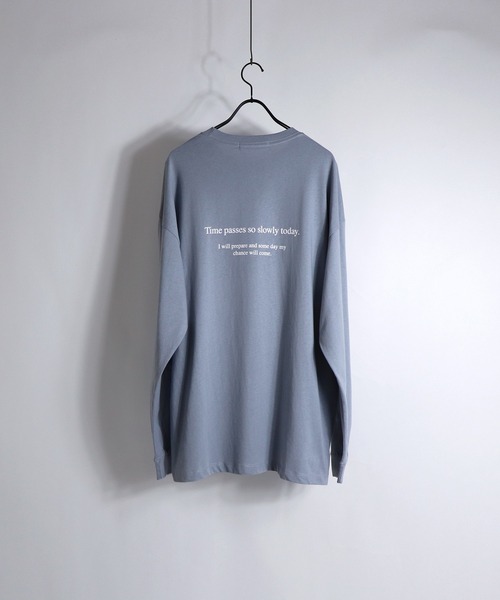 Confirm(コンファーム)の「Confirm / コンファーム BOXロゴ / PALEフォト ビッグプリントロンT(Tシャツ/カットソー・メンズ・チャコールグレー/ブラック/ホワイト/ホワイト系その他/ミント/サックスブルー・M/L)」の14枚目の写真