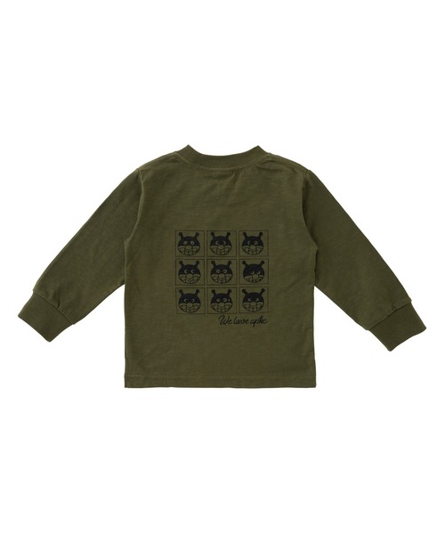 ANPANMAN KIDS COLLECTION（アンパンマンキッズコレクション）の「表情いっぱい柄長袖Tシャツ（Tシャツ/カットソー・キッズ・オフホワイト/カーキ・90cm/110cm/100cm/120cm/80ｃｍ）」の5枚目の写真