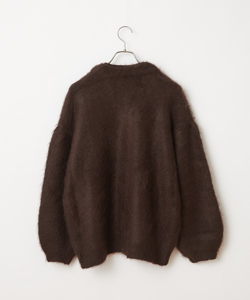 CIAOPANIC（チャオパニック）の「モヘアタッチシャギーカーディガン（カーディガン/ボレロ・レディース・ブラウン/オフホワイト/ライム・FREE）」の19枚目の写真