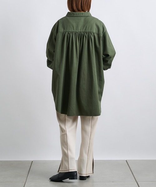 CIAOPANIC TYPY(チャオパニックティピー)の「ワッフル切り替えカットパンツ(その他パンツ・レディース・レッド/ブラック/アイボリー・ONE SIZE)」の10枚目の写真