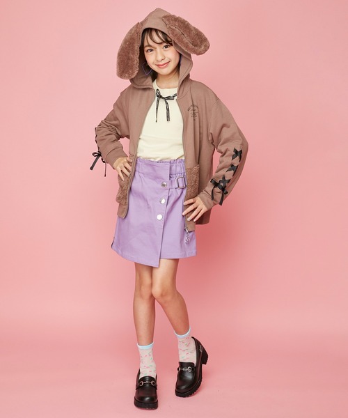 JENNI love（ジェニィラブ）の「うさ耳ZIPパーカー（パーカー
