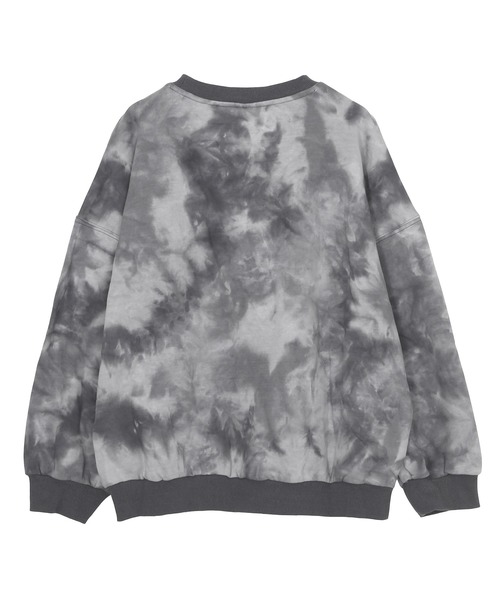 Figments（フィグメンツ）の「タイダイスウェット（スウェット・レディース・オレンジ/ブラック・FREE）」の4枚目の写真