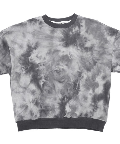 Figments（フィグメンツ）の「タイダイスウェット（スウェット・レディース・オレンジ/ブラック・FREE）」の3枚目の写真