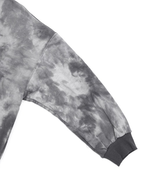 Figments（フィグメンツ）の「タイダイスウェット（スウェット・レディース・オレンジ/ブラック・FREE）」の6枚目の写真