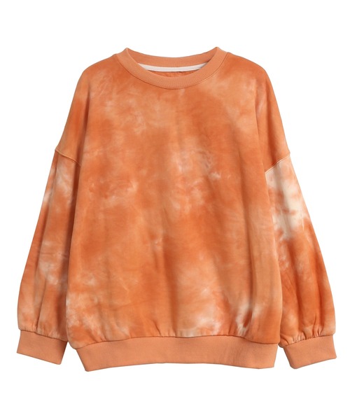 Figments（フィグメンツ）の「タイダイスウェット（スウェット・レディース・オレンジ/ブラック・FREE）」の10枚目の写真