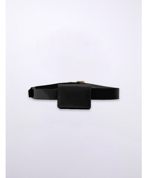 MR.GENTLEMAN(ミスタージェントルマン)の「BELT POUCH(ベルト・メンズ・ブラック/マルチ/ベージュ・FREE)」の2枚目の写真