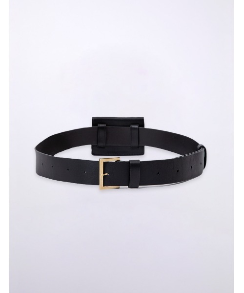 MR.GENTLEMAN(ミスタージェントルマン)の「BELT POUCH(ベルト・メンズ・ブラック/マルチ/ベージュ・FREE)」の4枚目の写真