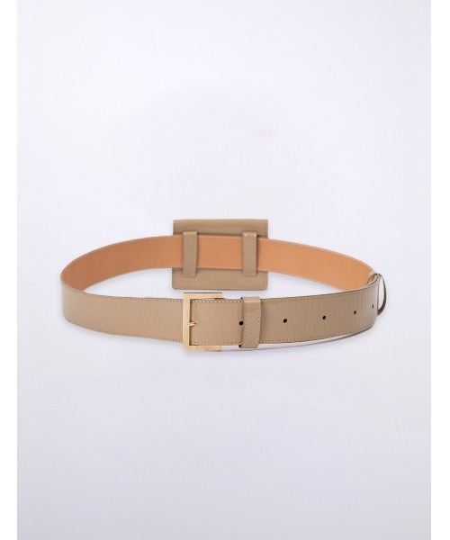 MR.GENTLEMAN(ミスタージェントルマン)の「BELT POUCH(ベルト・メンズ・ブラック/マルチ/ベージュ・FREE)」の5枚目の写真