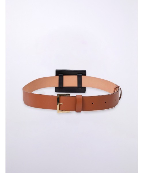 MR.GENTLEMAN(ミスタージェントルマン)の「BELT POUCH(ベルト・メンズ・ブラック/マルチ/ベージュ・FREE)」の6枚目の写真