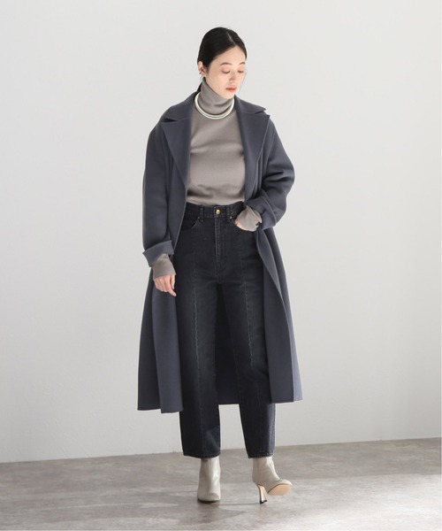 journal standard L'essage（ジャーナルスタンダードレサージュ）の「カミーノテレコハイネックプルオーバー◆（Tシャツ/カットソー・レディース・ブラック/ベージュ/グレー・FREE）」の8枚目の写真