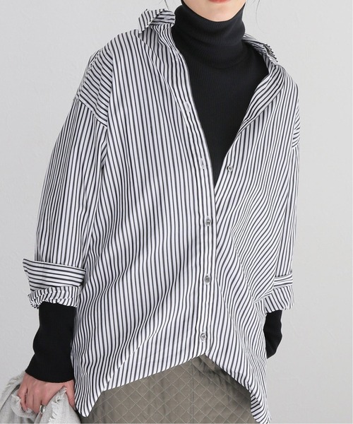 journal standard L'essage（ジャーナルスタンダードレサージュ）の「カミーノテレコハイネックプルオーバー◆（Tシャツ/カットソー・レディース・ブラック/ベージュ/グレー・FREE）」の19枚目の写真