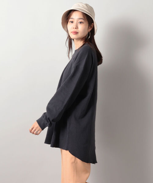 FREDY&GLOSTER(フレディアンドグロスター)の「【sportswear/スポーツウェア】Honeycomb サーマルロンT #w1524-598(Tシャツ/カットソー・レディース・キナリ/オリーブ/チャコールグレー・FREE)」の16枚目の写真