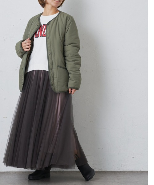 DESCENTE ddd/デサントディーディーディー】LIGHT PUFF CARDIGAN