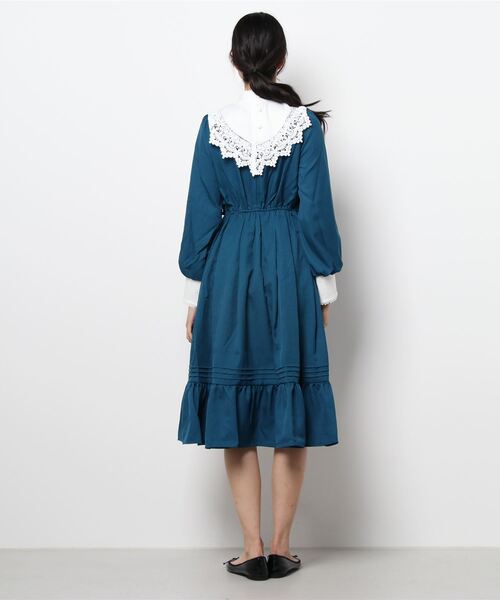 axes femme kawaii クラシックドールワンピース ブルー M axes femme(アクシーズファム)の「クラシックドールワンピース