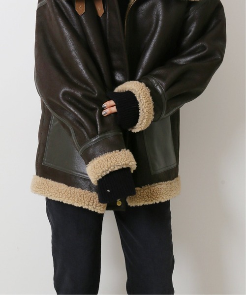 journal standard L'essage（ジャーナルスタンダードレサージュ）の「アビエータージャケット◆（その他アウター・レディース・ブラウン・フリー）」の20枚目の写真