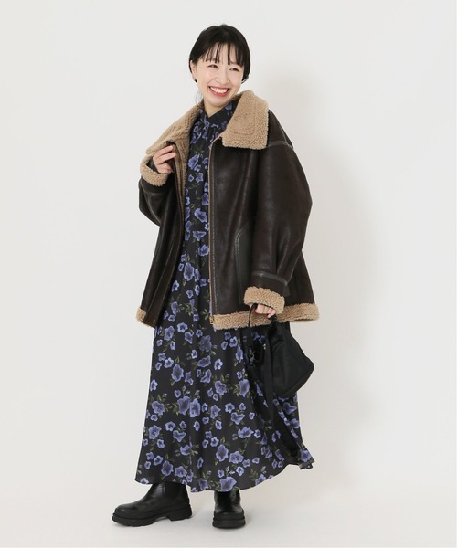 journal standard L'essage（ジャーナルスタンダードレサージュ）の「アビエータージャケット◆（その他アウター・レディース・ブラウン・フリー）」の17枚目の写真