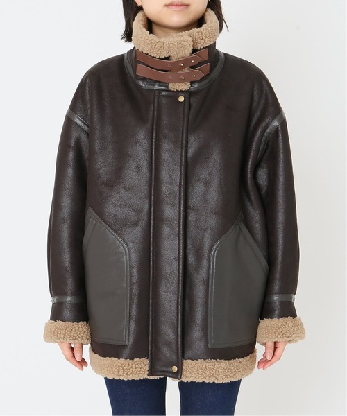 journal standard L'essage（ジャーナルスタンダードレサージュ）の「アビエータージャケット◆（その他アウター・レディース・ブラウン・フリー）」の21枚目の写真