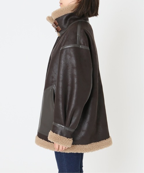 journal standard L'essage（ジャーナルスタンダードレサージュ）の「アビエータージャケット◆（その他アウター・レディース・ブラウン・フリー）」の8枚目の写真