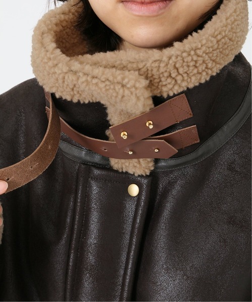 journal standard L'essage（ジャーナルスタンダードレサージュ）の「アビエータージャケット◆（その他アウター・レディース・ブラウン・フリー）」の12枚目の写真