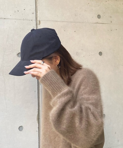 DouDou（ドゥドゥ）の「ピーチスキンキャップ（キャップ・レディース・ブラック/ブラウン/グレー・FREE）」の2枚目の写真