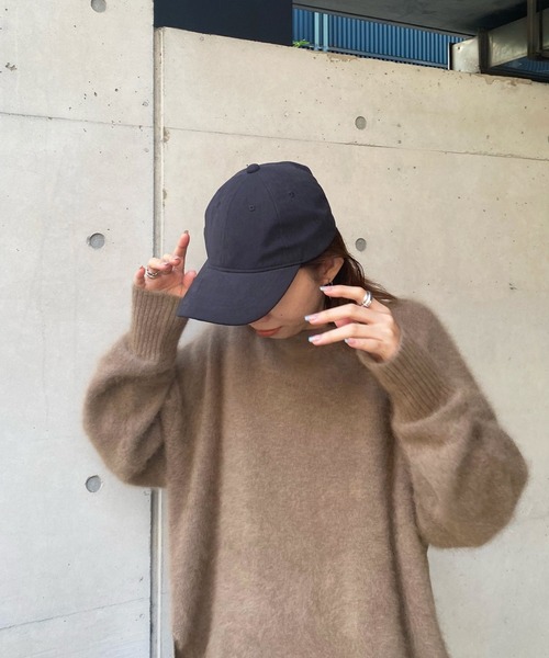 DouDou（ドゥドゥ）の「ピーチスキンキャップ（キャップ・レディース・ブラック/ブラウン/グレー・FREE）」の10枚目の写真