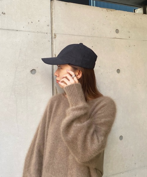 DouDou（ドゥドゥ）の「ピーチスキンキャップ（キャップ・レディース・ブラック/ブラウン/グレー・FREE）」の11枚目の写真