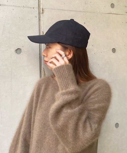 DouDou（ドゥドゥ）の「ピーチスキンキャップ（キャップ・レディース・ブラック/ブラウン/グレー・FREE）」の9枚目の写真