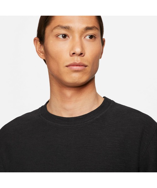 NIKE（ナイキ）の「ナイキ NIKE ナイキ DRIーFIT ヨガ コア フリース L/S トップ（その他トップス・メンズ・ブラック・M/3L/L/S/LL）」の3枚目の写真
