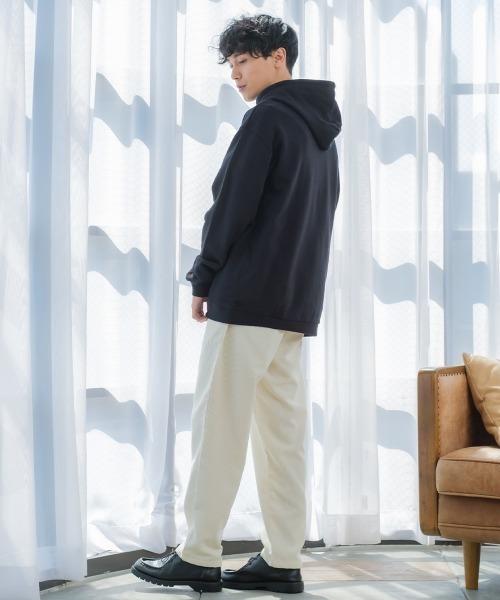 SIDEWAY STANCE(サイドウェイスタンス)の「【SIDEWAY STANCE】スウェット ビッグシルエット プルパーカー(パーカー・メンズ・ブラック/オフホワイト/カーキ/ブルーグレー/杢グレー・MEDIUM/LARGE/X-LARGE)」の10枚目の写真