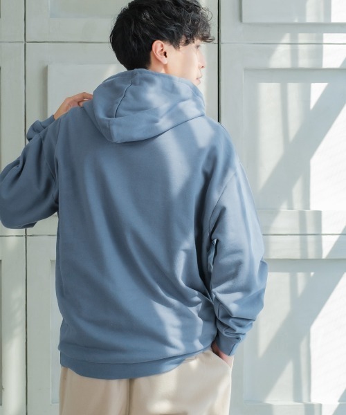 SIDEWAY STANCE(サイドウェイスタンス)の「【SIDEWAY STANCE】スウェット ビッグシルエット プルパーカー(パーカー・メンズ・ブラック/オフホワイト/カーキ/ブルーグレー/杢グレー・MEDIUM/LARGE/X-LARGE)」の14枚目の写真