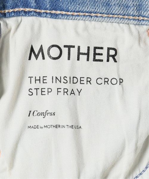 MOTHER DENIM（マザーデニム）の「【MOTHER】 THE INSIDER CROP STEP FRAY（デニムパンツ・レディース・サックスブルー・27/25/26）」の18枚目の写真