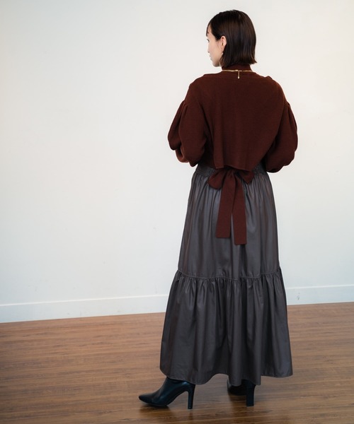 LADYMADE(レディメイド)の「コルセットティアードボリュームスカート(スカート・レディース・パープル/ブラウン/その他1・FREE)」の9枚目の写真