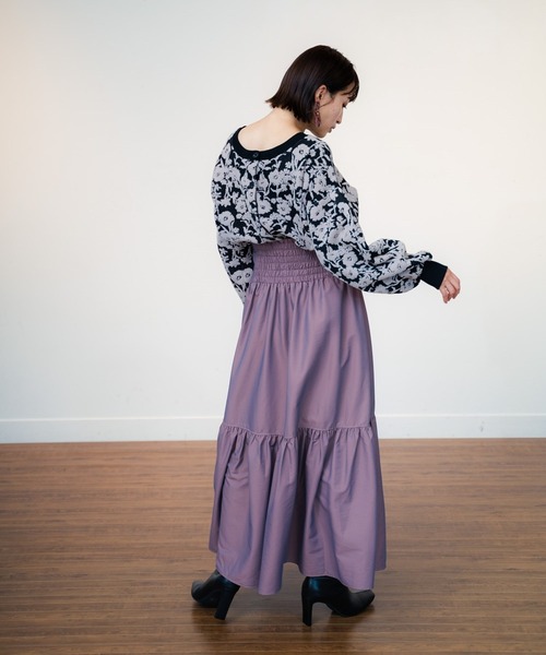LADYMADE(レディメイド)の「コルセットティアードボリュームスカート(スカート・レディース・パープル/ブラウン/その他1・FREE)」の10枚目の写真