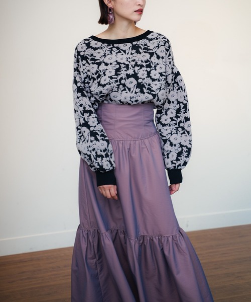 LADYMADE(レディメイド)の「コルセットティアードボリュームスカート(スカート・レディース・パープル/ブラウン/その他1・FREE)」の13枚目の写真