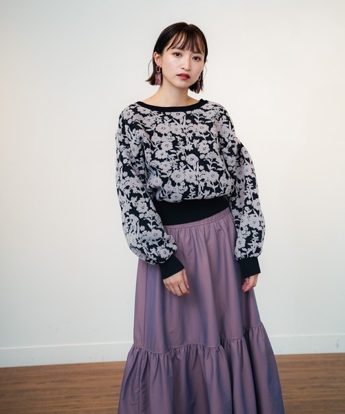 LADYMADE(レディメイド)の「コルセットティアードボリュームスカート(スカート・レディース・パープル/ブラウン/その他1・FREE)」の7枚目の写真