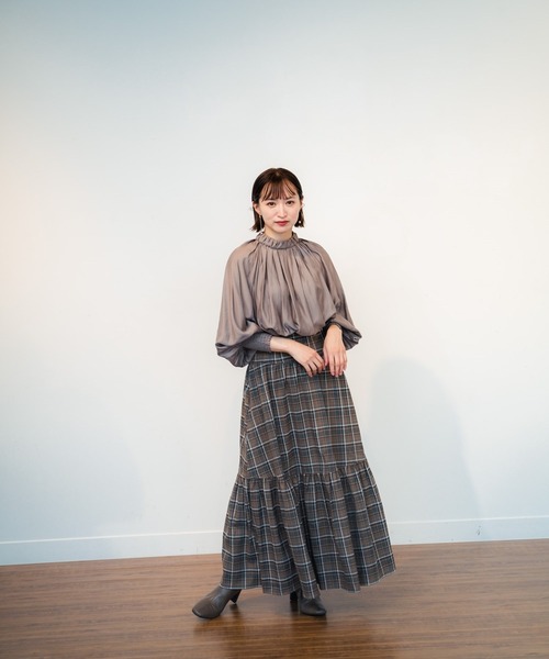 LADYMADE(レディメイド)の「コルセットティアードボリュームスカート(スカート・レディース・パープル/ブラウン/その他1・FREE)」の5枚目の写真