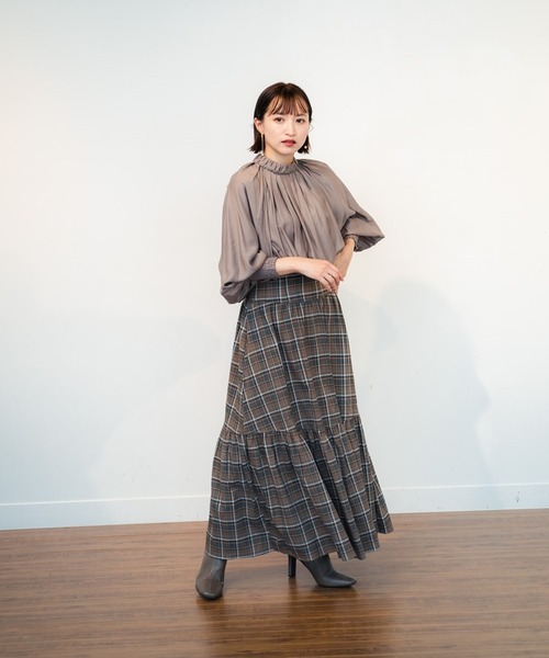 LADYMADE(レディメイド)の「コルセットティアードボリュームスカート(スカート・レディース・パープル/ブラウン/その他1・FREE)」の21枚目の写真